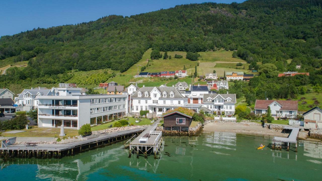 Leikanger Fjordhotel - Unike Hoteller Экстерьер фото